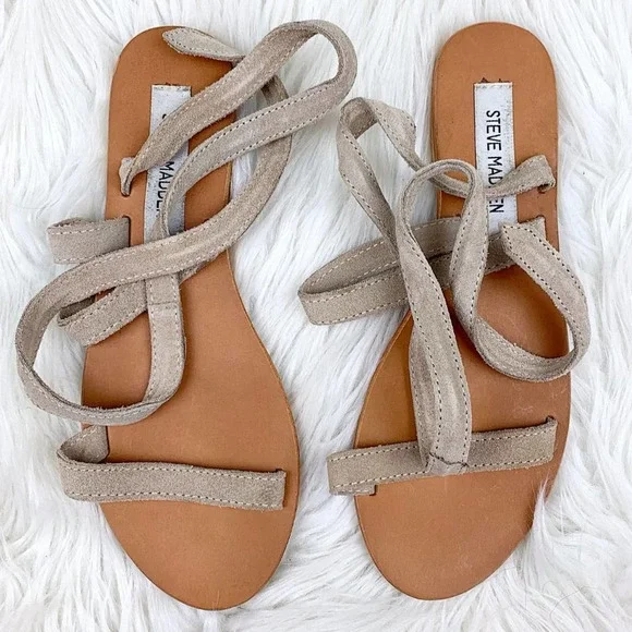 Steve Madden Gabrielle Grecian Ankle Wrap Sandal - Picture 3 of 9